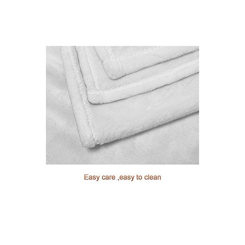 YISUMEI Fluffy Blanket 135 x 200 cm Soft Flannel Fleece