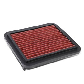 Auto Dynasty Compatible with Prius Reusable & Washable Replacement High Flow Drop-in Air Filter (Red)