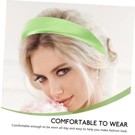 Baluue Wide Satin Headband for Women Non- Satin Hairband Elegant and Fashionable Hair Accessory for Daily Wear Sports Makeup and Various Hairstyles Comfortable Fit
