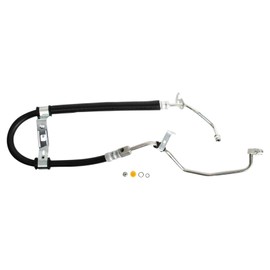 TRQ Power Steering Pressure Line Hose Assembly Compatible with 2004-2008 Ford F-150 F-350 Super Duty 2006-2008 Lincoln Mark LT