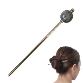 TVETE 一本挿し ヘアスティック ヘアアクセサリー ビーズのヘアピン 合金ヘアピン エレガントでファッショナブル シンプルでモダン 日常使い 花火大会 成人式 新年 結婚式 卒業式