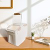 Qiveno Airtight Flour Storage Container 25 lb Rice Storage Container