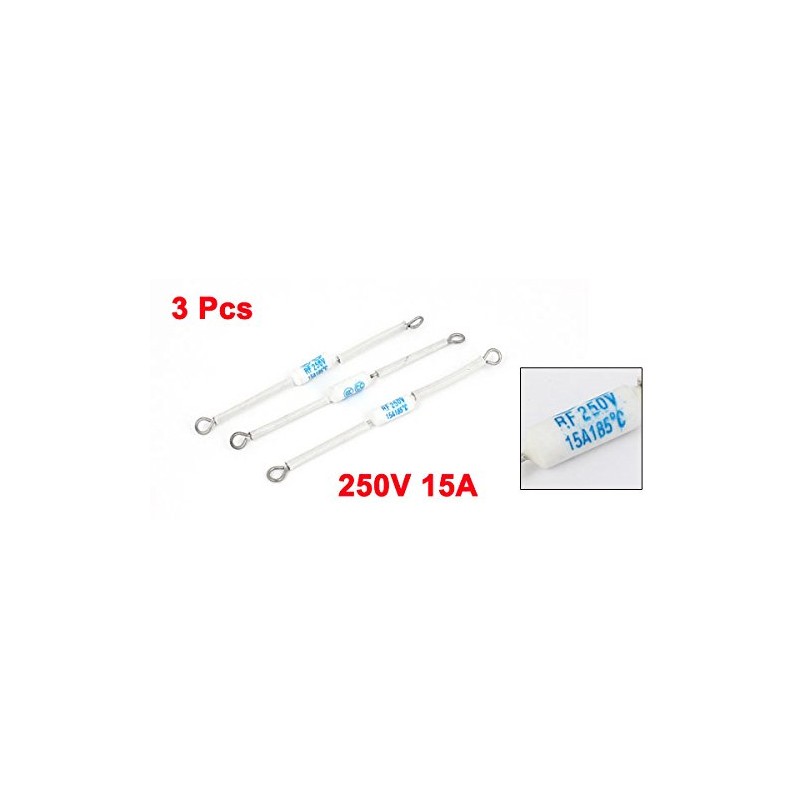 sourcing map 250V 15A 185 Celsius Circuit Protector Temperature Thermal