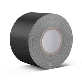 HONGTAISHENG Premium Fabric Tape, Waterproof Gaffa Tape, Extra Strong, Duct Tape, Black for Indoor and Outdoor Use, Fabric Reinforced Tape, 58 mm x 20 m