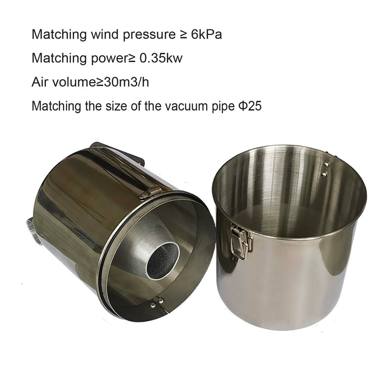 Aluminum alloy cyclone dust collector assembly（1L+SN25T5g）