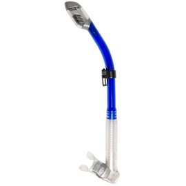 Bare Dry Top Flex Snorkel-Translucent Blue