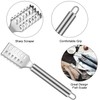 Honoson 4 Pieces Stainless Steel Fish Scale Remover Cleaner Kitchen