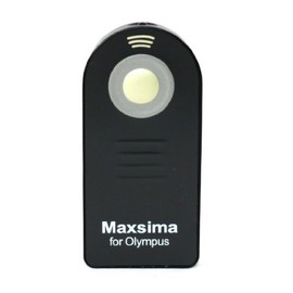 Maxsimafoto® - Compatible InfraRed remote control for Olympus E1 E10 E20 E100RS E300 E330 E400 E410 E420 E510 E500 E2100 E2500, Stylus 800 Stylus 500 Stylus 410 Stylus 400 Stylus 300, µ-800, µ-500, µ-410, µ-400 , µ-300, C8080 C770 C755 C750 C730 C7070 C7