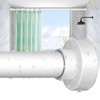 YNL Tension Shower Curtain Rod 34-96 Inches（2.8-8ft) Adjustable Spring Shower