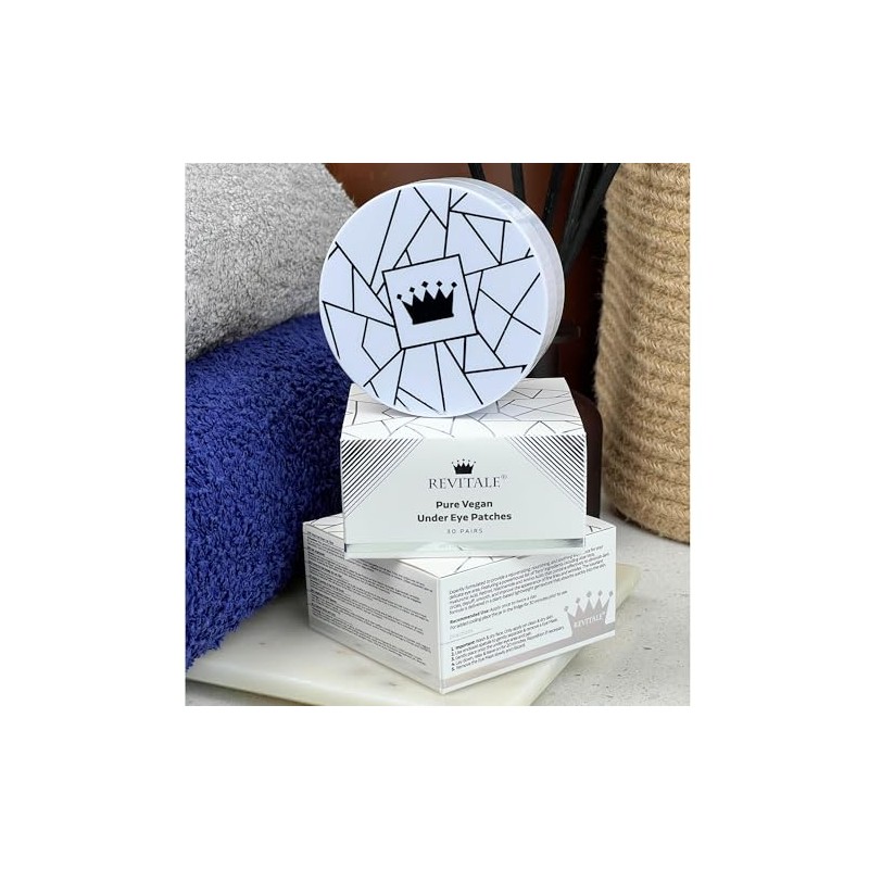 Revitale Hyaluronic Acid & Peptides Pure Under Eye Patches (Jar,