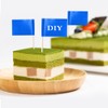 Mflagperft Blank Toothpick Flags Labeling Marking Flag Small Mini Stick