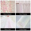 HMQIANG 4FTx8FT Iridescent Sequin Backdrop Curtains 2 Panels Sparkly Background