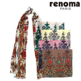 Renoma 대구백화점 레노마페즐리 나염 롱 스카프(FRT263) Daegu Department Store Renoma Paisley Print Long Scarf (FRT263)