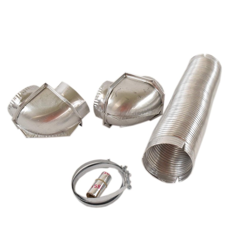 Smart Choice 8-Foot Semi-Rigid Dryer Vent Kit for Conntection, 2