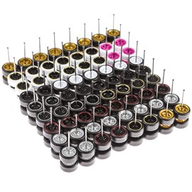 1/64 Wheel Mix/Random Real Riders Wheel Rim Tire Set for 10 1/64 Scale (01)