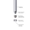 Replacement Mesh Fabric Tips for CCIVV 5.0/5.6 Inches Stylus Pens