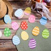 FOBSME 144 Pieces Mini Easter Egg Cutouts Small Paper Egg