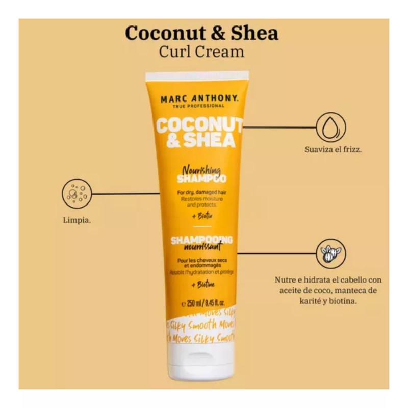 Marc Anthony Kit Shampoo+acondiconador Coconut & Shea Marc Anthony 250ml