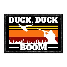Duck Duck Boom - Sunset | Hook and Loop Attach for Hats, Jeans, Vest, Coat | 2x3 in | by Pull Patch