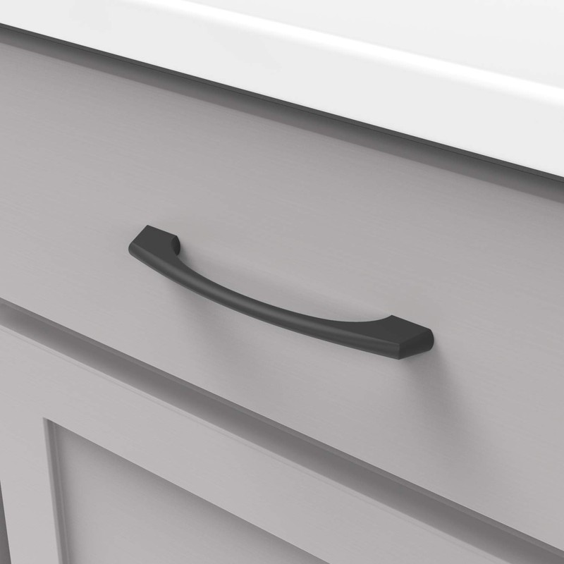 Hickory Hardware P3371-10B Greenwich Cabinet Pull, 5.3937-Inch, Oil-Rubbed Bronze
