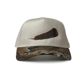 Realtree Lost Hat Hunting Cap | Adjustable & Lightweight Outdoor Camo Hat for Men & Women | Vintage Design (US, Alpha, One Size, Feather | Advantage Classic Camo)