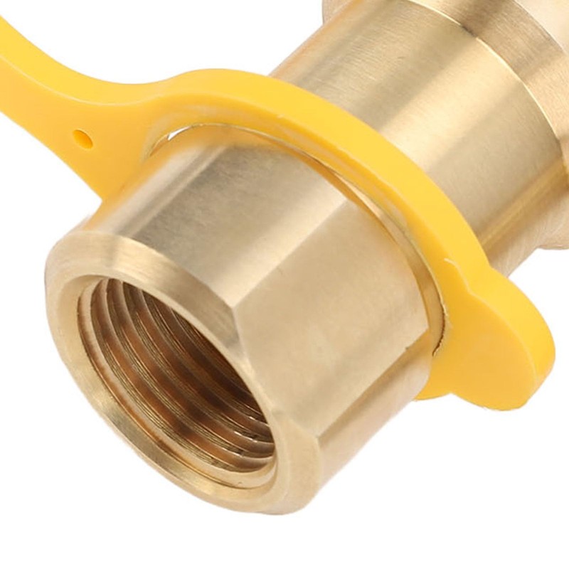 KIMISS Gas Quick Connect Adapter Kit 3 Piece Set Brass