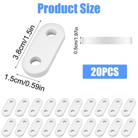 Pack of 20 20 g Curtain Weights, Bottom Painted White High Quality Weight Curtain Bottom, Lead Weight Curtain, Shower Curtain Weighted Pencils, Weights for Curtains Home Office Table Cloth Accessories