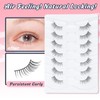 Half Lashes Natural Look C Curl False Eyelashes Cat Eye