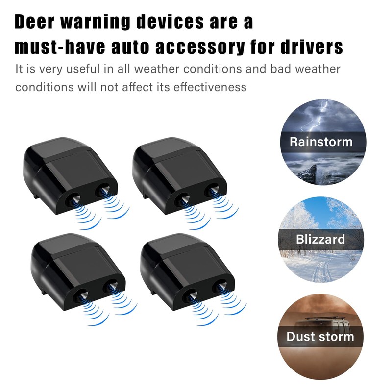 Ohleats 2 PCS Deer Whistles for Car, Automotive Save a
