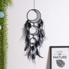 Zingtsing 3 Rings Moon Dream Catcher Hanging Decor Dreamcatcher Wall
