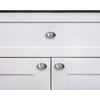 khtumeware 10 Pack 1-3/8 Inch Oval Brushed Satin Nickel Cabinet
