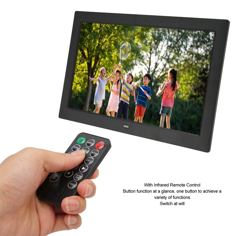 Digital Photo Frame 10.1in HD IPS Screen 1080P Video Music