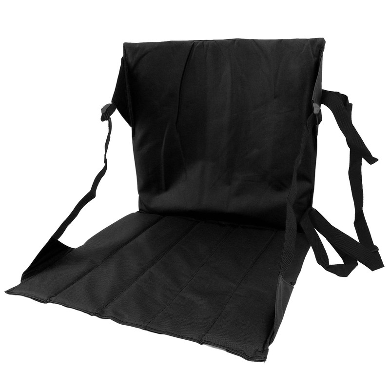 Foldable Seat Cushion Backrest Beach Chair Mat Single Person Portable