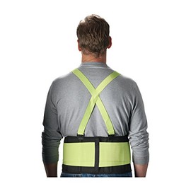 PIP 290-550L Back Support Belt, High Visibility Lime Yellow