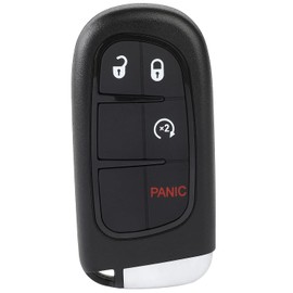 SELEAD Key Fob Keyless Entry fit for 2014-2018 Fit for Jeep Cherokee 2.4L,2014-2018 Fit for Jeep Cherokee 3.2L 4 buttons Replacement GQ4-54T