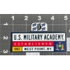 Decal - US Military Academy West Point NY Die Cast