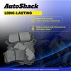 AutoShack 8pcs Front and Rear Performance Ceramic Brake Pad Set