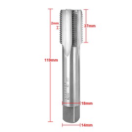 ATOPLEE Metric Thread Tap, HSS 6542 Right Hand Thread Tap (M24 x2.0)