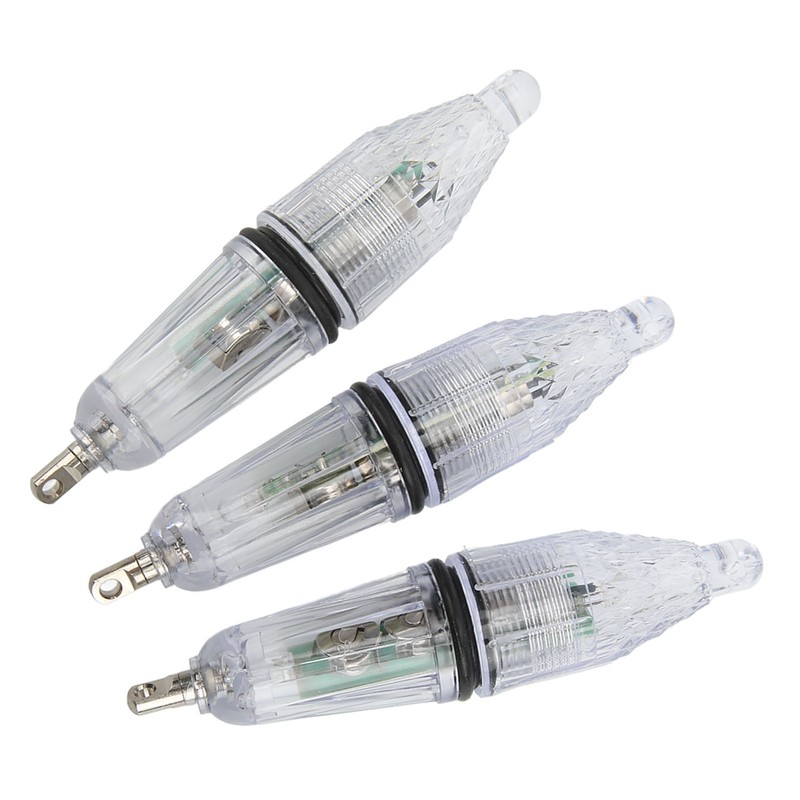 3PCS LED Underwater Fishing Light Lure Fish Bait Lure Lamp