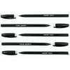 Eziglide Ballpoint Black Pen, Pack of 50 Ballpoint Pens, Smooth