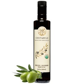 Costabile Fresh basil & Hot Chili Infused Olive Oil (2x8.45 Fl.Oz.) & Medium Intensity Classic Blend Extra Virgin Olive Oil. Combo for everyday cooking - COSTABILE