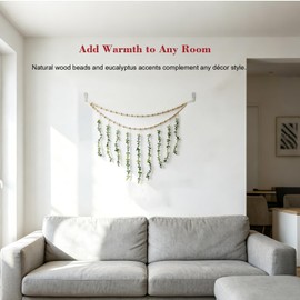 Fernlandia Boho Photo Display with Clips, 20-Clip Hanging Greenery Decor