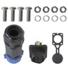 Trolling Motor Plug Receptacle Set - 12V/24V/ 36V/48V Plug for