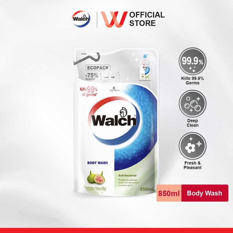Walch Anti-bacterial Body Wash Refill 850ml