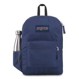 Jansport | Cross Town Backpack (Navy Blue- One Size)