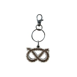 Wooden Staffordshire Knot Keyring Keychain