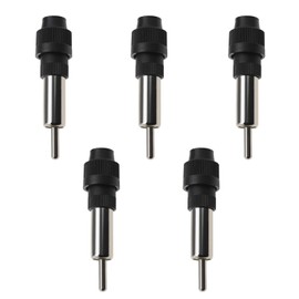 OTOTEC 5 STÜCKE DIN Stecker Standard Auto Stereo Radio Antenne Antenne Stecker Koaxial DIN Stecker Schraubbarer Stecker zum Anschließen von RG58 RG174 Kabel Löten erforderlich