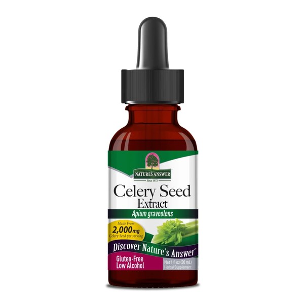 Natural's Answer CelerySeed Extract, 2Kmg, Non-GMO, Gluten-Free, Vegan 30 ml
