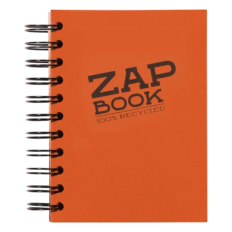 Clairefontaine 8359C Zap Book Sketchbook with Double Spiral, DIN A6