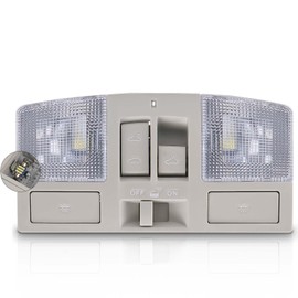 LED Overhead Console w/Sunroof Switch Fit for Mazda 3 2010 2011 2012 2013, Interior Ceiling Roof Reading Dome Light Map Lamp Replace# BBM6-69-970B-75, BCN8-69-970B-75, BBM669970B75
